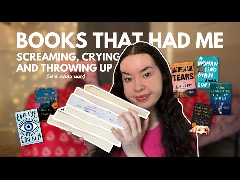books that had me screaming, crying, & throwing up (in a good way)