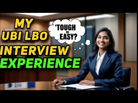 My ubi lbo interview experience 😊Questions asked in interview 🤔#ubilbointerview