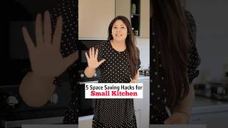 5 space saving hacks for small kitchens! #interiormaster #spacesaving #kitchen #smallkitchenideas