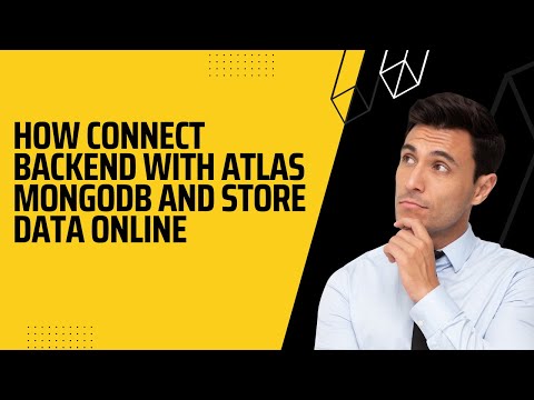 How connect backend with Online Atlas Mongodb and store data online #nodejs  #mongodb  #javascript