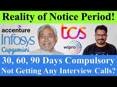 Notice Period at TCS, Infosys, Wipro, HCL? Reality of Resignation Process in IT #tcs #wipro #infosys