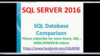 how to compare sql databases | sql db Comparison | compare two databases of sql | sync sql databases