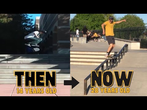 14 YEARS OF SKATEBOARDING PROGRESSION IN 14 MINUTES