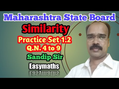 similarity practice set 1.3 part 2 similarity of 10 ssc sandip sir