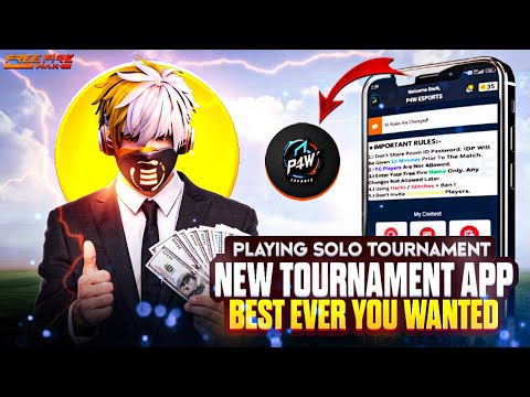 NEW TOURNAMENT APP 🕹PLAYING FOR SOLO TOURNAMENT🏆 @p4wesp #freefire #solotournament