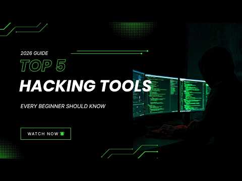 💻 Top 5 Hacking Tools Every Beginner Should Know (2026 Guide)