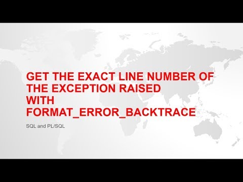 How to get the exact error line number in Oracle PL/SQL?