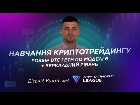 Навчання криптотрейдингу. Розбір BTC та ETH по моделі 6 + дзеркало