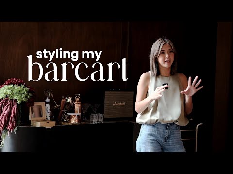How I Set Up My Bar Cart to Look Effortless but Expensive