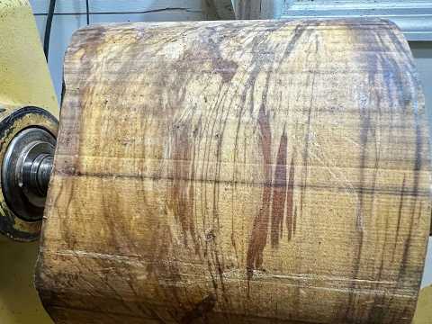 Turning Spalted Tupelo into a Beautiful Form