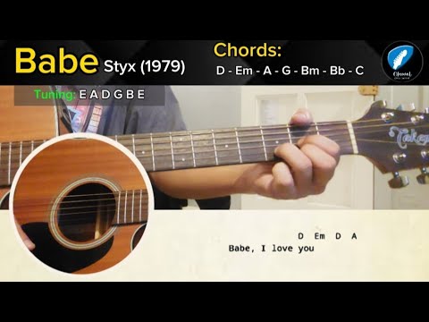 Babe - Styx | Guitar Chords Tutorial For Beginners