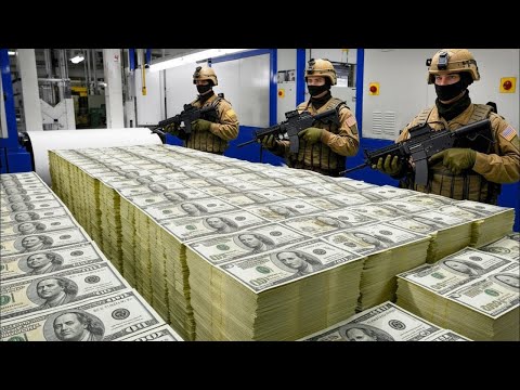 Inside the Dollar-Printing Factory : From Paper to $100 Billion Currency (Full Process)