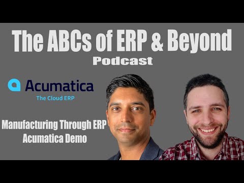 Production Through ERP - Acumatica Demo