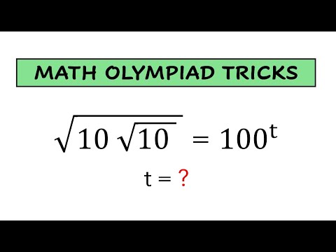 Math Olympiad Problem for Solving Simple Equation.