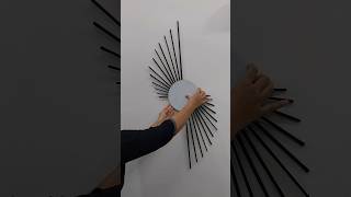 Diy Wall Decor | Wall Decor From Waste Materials #shorts #walldecor #diy