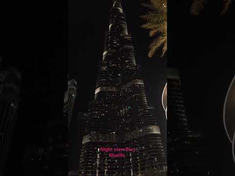 Night view Burj Khalifa, Dubai- UAE.26th December 2021.