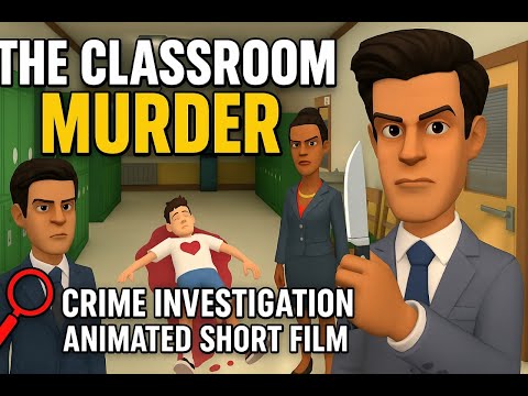 🔍 The Classroom Murder | Crime Investigation Animated Short Film 🎥