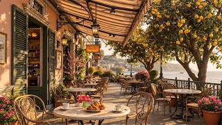 Coastal Café Morning Ambience - Gentle Jazz Music & Soft Bossa Nova for a Happy Mood