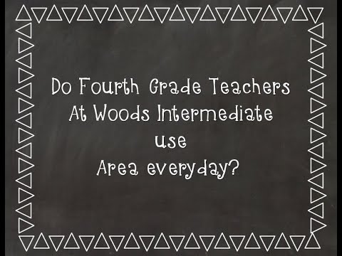 Do Fourth Grade Teachers Use Area?