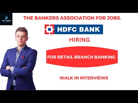 HDFC Bank is Hiring 2023 | HDFC Bank Recruitment 2023 | Branch Banking Jobs |