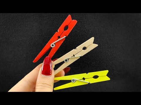10 Amazing Tricks With Clothespins That Are Really Useful