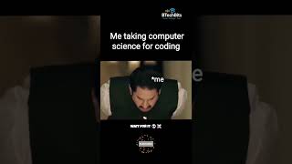 Me taking computer science for coding  #comedy #viral #btech #memes  #akshykumar #btechlife #coding