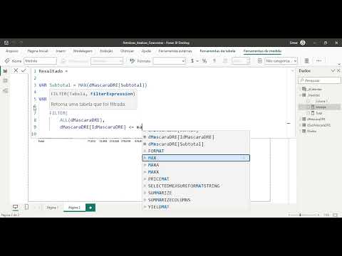 DRE no Power BI - Como ocultar subgrupos indesejáveis