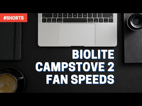 Biolite Camp Stove 2 Fan Speeds #shorts