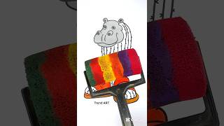 Italian brainrot in rainbow painting art game!!🙀😍 #art #ytshort #italianbrainrot