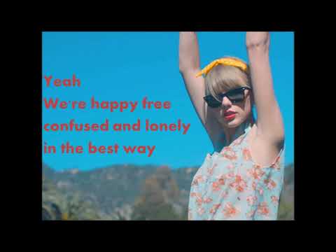 Taylor Swift - 22 (Lyrics)