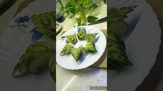 Cucumber salad recipe | Super Salad Decoration ideas #shortvideos #viralvideo #salad #indiancuisine