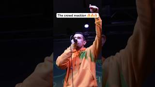 Love this new bass, the crowd reaction was awesome 💣 #beatbox