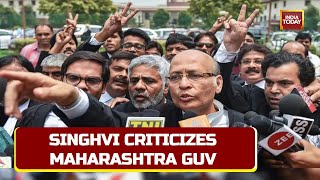 Shiv Sena's Lawyer Abhishek Manu Singhvi Asks SC: 'How can Guv Order Floor Test...?'
