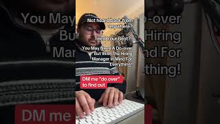 DM me “do over” if you’ve not heard back from anywhere when applying for your web dev jobs