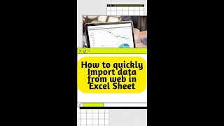 How to quickly Import data from web in Excel Sheet #shorts #youtubeshorts #excel #howto #data