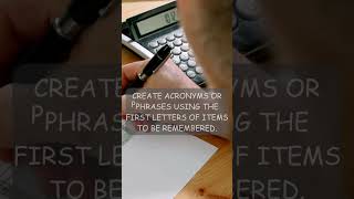 Boost Your Memory : Memory Boosting Tips 5 #memoryhack #memoryboost  #memorytricks