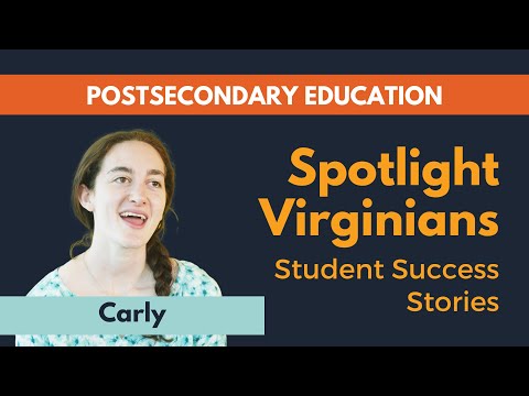Spotlight - Carly Postsecondary Education