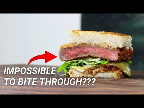 Steak Sandwich to DIE FOR | Gyukatsu Sando