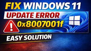Windows 11 Update Error 0x8007001f – Full Troubleshooting Guide