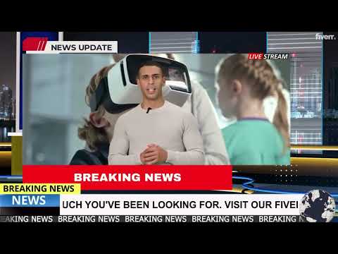 Promotional breaking news videos with ai presenters
