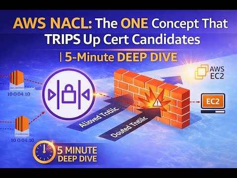 AWS NACL: The ONE Concept That TRIPS Up Cert Candidates | 5-Minute DEEP DIVE