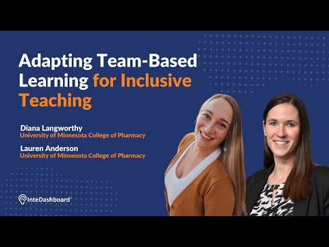 Adapting Team-Based Learning for Inclusive Teaching | Teaser | InteDashboard