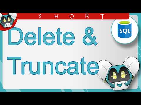 SUMMARY ~ [SQL] Delete and Truncate