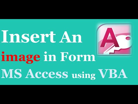 Insert images in Form in MS Access  | VBA Tutorials | Image Properties