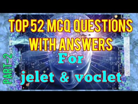 Top 52 computer McQ  question with answer important for jelet and voclet