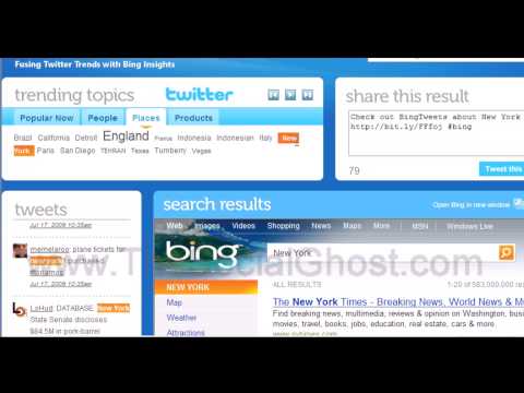 How To Use BingTweets.com to Build Your Business www.TheSocialGhost.com