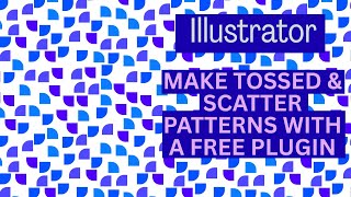 Easy Scatter Patterns in Illustrator with a Free Plugin