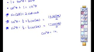 Good Trig Formulas to Know