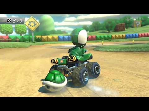 Wii U - Mario Kart 8 - (SNES) Donut-Ebene 3