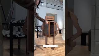 Solid Wood Robot Chest of Drawers! 🤖#SolidWoodFurniture #CreativeStorage #RobotDesign #homedecor